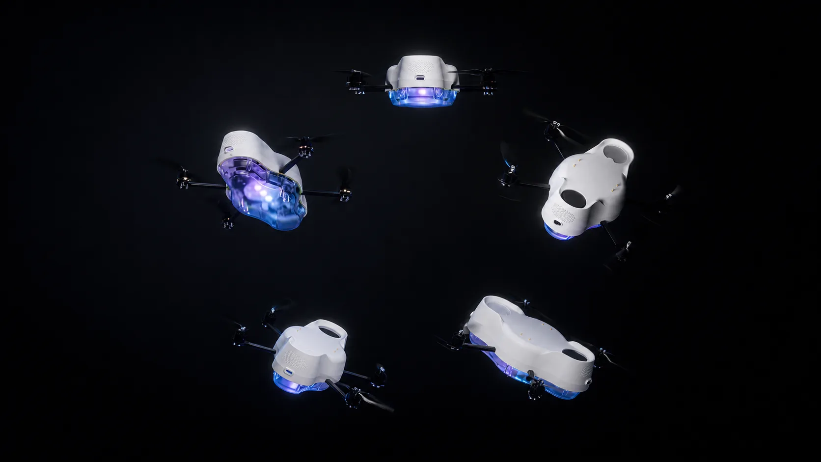 Starbound Labs drone light show — formation 2